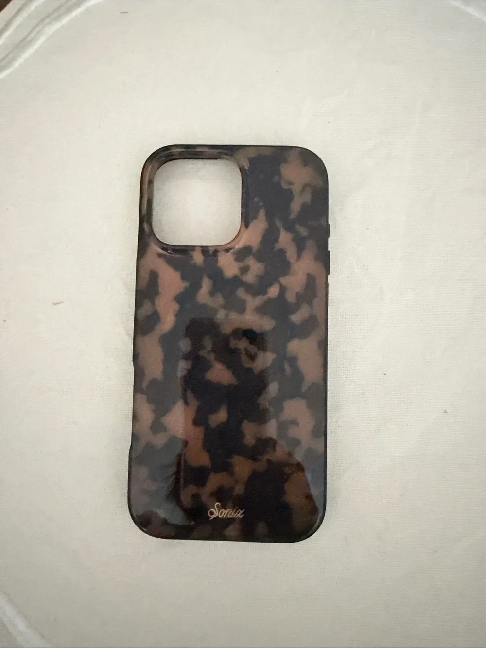 Sonix iPhone 16 Pro Max Tortoiseshell Pattern iPhone Case - Brown & Black